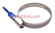 KVP 32-50/9 W2 хомут червячный с ключом, нержавеющая сталь