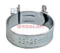 Картинка KVP Mini 23-25 W1 хомут стяжной, оцинкованная сталь от интентернет-магазина КЕАЛАН