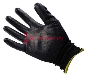 GWARD Black перчатки нейлоновые черного цвета с полиуретановым покрытием, 7/S