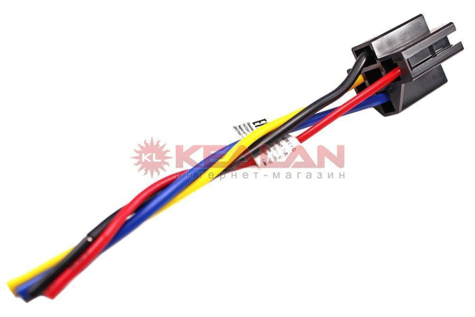 NordYada 904358 колодка под реле 4 контакта, пластик 