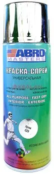 ABRO MASTERS краска-спрей, хром, 400 мл.