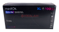 MEDIOK Space нитриловые перчатки, черные, размер XL, 100 шт.