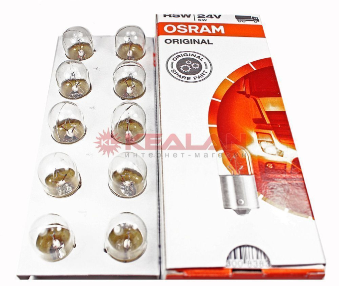 OSRAM 5627 лампа автомобильная, 24V, 5W