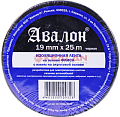 Картинка AVALON изолента черная, на флисовой основе, 19 мм, 25 м. от интернет-магазина кеалан.ру