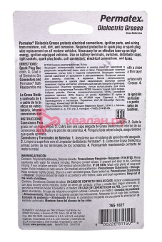 Permatex 81150 диэлектрическая смазка для контактов, защита электрических соединений, 9,4 г.