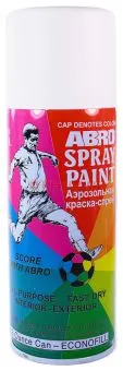 ABRO 20 краска-спрей стандартная, белая матовая