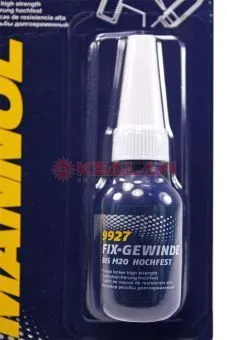 MANNOL 9927 фиксатор резьбы долговременный, 10 мл.