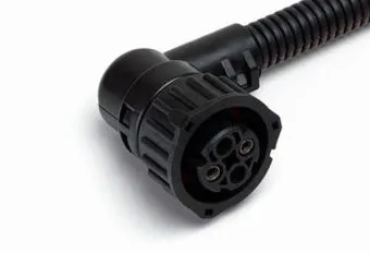 CARGEN AX520 разъем 1-967325-1 байонет (розетка) 2-х контактный, с угловым адаптером,  а/м GAZ, Merc