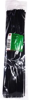 Fortisflex 400x4,8B стяжки кабельные, черные, 100 шт.