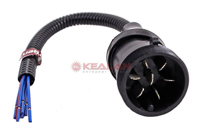 CARGEN AX536 разъем байонет (вилка) 4573732216 (7pin) 7 контактов габаритных фонарей для ЗИЛ.
