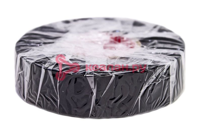 Terminator IU1K black изолента черная ПВХ, огнеупорная, всепогодная, 0,17 мм, 19 мм, 20 м.
