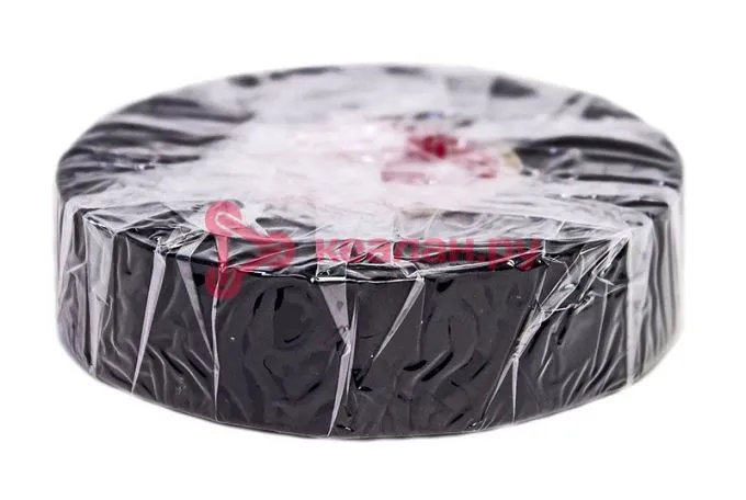 Terminator IU1K black изолента черная ПВХ, огнеупорная, всепогодная, 0,17 мм, 19 мм, 20 м.