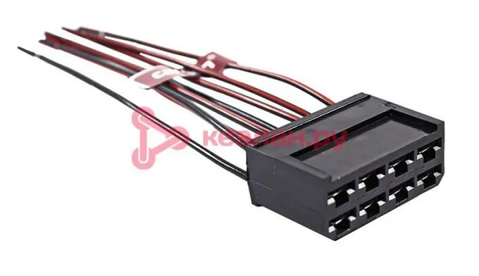CARGEN AX37501 разъем 1/20606/80 межжгутовой 8-ми контактный гнездовой серии 6.3, с проводами 1,0 мм