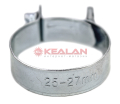 KVP Mini 25-27 W1 хомут стяжной, оцинкованная сталь