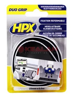 HPX DG2500 лента-застежка DUO GRIP, 25 мм, 0,5 мм.