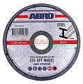 Картинка ABRO CD-11512-R диск отрезной 115 мм, 1,2 мм, 22 мм. от интентернет-магазина КЕАЛАН