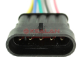 AUTOFIX WC-5P-M коннектор влагозащищенный "ПАПА", 5 pin