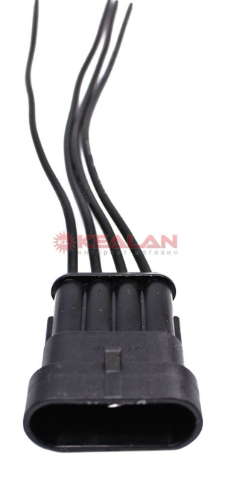 TITAN WH-4P-M коннектор влагозащищенный "ПАПА", 4 pin