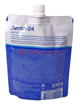 GAZPROMNEFT смазка Литол-24, дой-пак, 100 г.