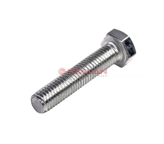 MixOne. болт с полной резьбой 8х40, шестигранная головка, оцинкованный, DIN933, ГОСТ 7798-70