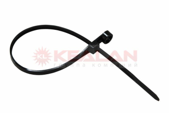 REXANT 07-0205 200x4,8(S) стяжки кабельные, черные, с отверстием под саморез