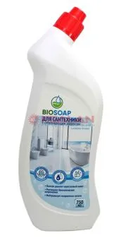 BIOSOAP средство для сантехники с отбеливающим эффектом, 750 мл.