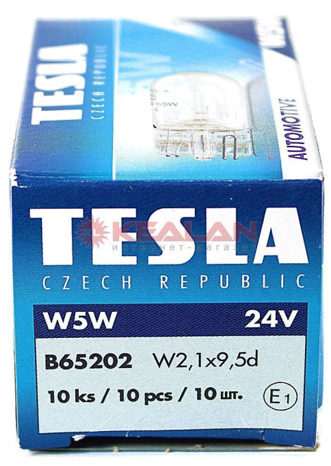 TESLA W5W лампа автомобильная 24V