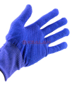 SIZN перчатки нейлоновые с ПВХ синие, микроточка
