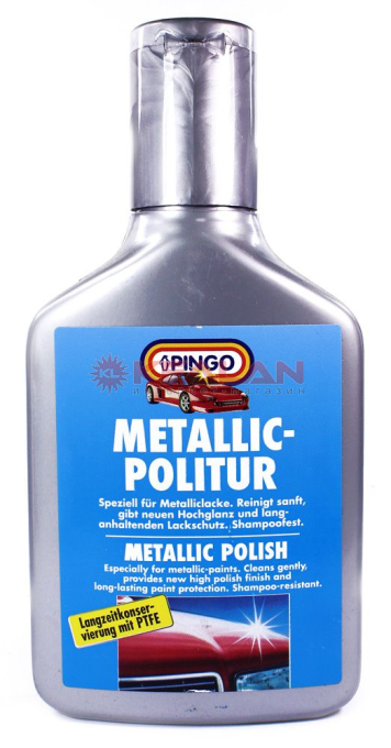 PINGO металлик-полироль с содержанием тефлона, 250 мл.