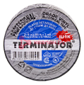 Terminator IU1K black изолента черная ПВХ, огнеупорная, всепогодная, 0,17 мм, 19 мм, 20 м.