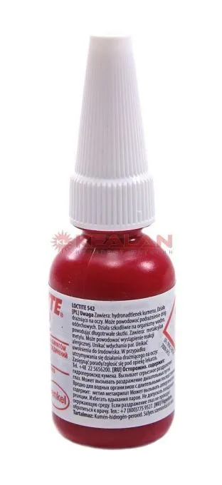 LOCTITE 542 уплотнитель текучий для мелкой резьбы, 10 мл.