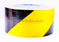 ЗУБР разметочная клейкая лента, цвет черно-желтый, 50 мм, 25 м.