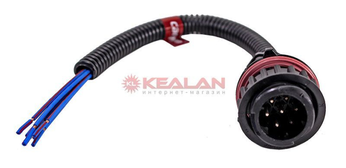CARGEN AX5034 разъем байонет (вилка) 1-967447-1 (7pin) 7 контактов с прямым адаптером, блок-фар для 