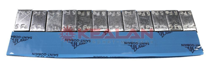 DR. REIFEN GZ-0081П грузики самоклеящиеся стальные оцинкованные, вес 12 x 5 г, 50 шт.