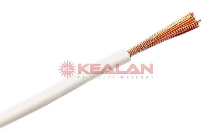 PRETTL ПГВА 1.5W автомобильный провод, цвет белый, 100 м.