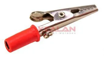 AUTOFIX CC-15A-53R зажим "крокодил" красного цвета