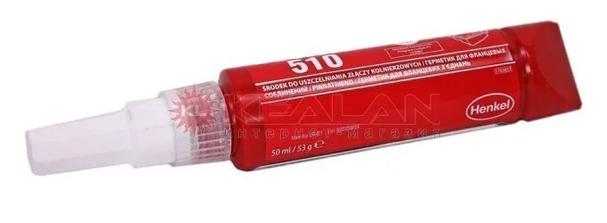 LOCTITE 510 фланцевый анаэробный герметик, высокотемпературный, медленной полимеризации, 50 мл.