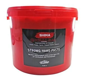 SHIMA DETAILER STRONG паста для очистки рук с абразивом, 11 л.