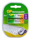 GP R06 аккумуляторная батарейка, 2100mAh, в блистере 2 шт.