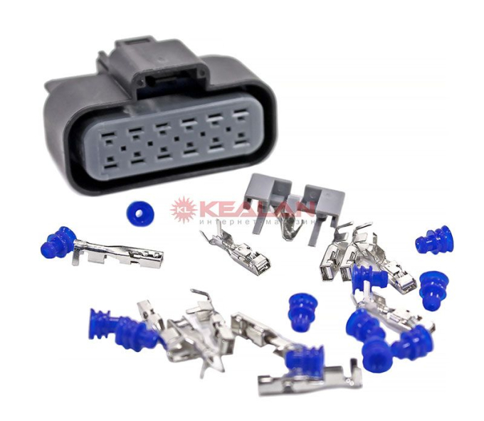 CARGEN AX64512S разъем 15326910 (12pin) 12 контактов жгута форсунки для Lada (ВАЗ).
