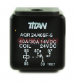 Titan AQR реле 5 контактов, 24V, 40A, флюсостойкий корпус