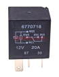 Реле MICRO 12V 10/20A 5-ти контактное Реле MICRO 12V 10/20A 5-ти контактное