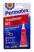 Permatex 24026 фиксатор резьбы высокотемпературный, сильной фиксации, красный, 6 мл.