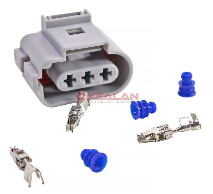 CARGEN AX6513S разъем 1J0973723G (3pin) 3 контакта противотуманных фар, датчика положения коленвала 