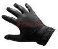 LR перчатки виниловые, черные, XL, 100 шт.