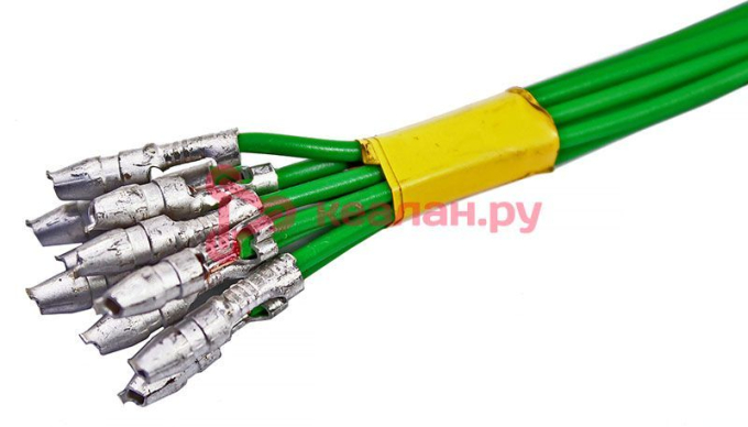 CARGEN AX42701 контакт штыревой пулевидный обжатый с проводом 0,5 мм²