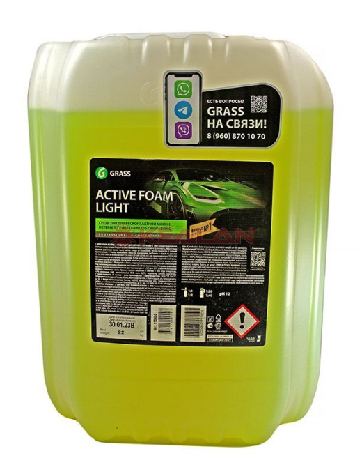 GRASS Active Foam Light средство для бесконтактной мойки, 22 кг.