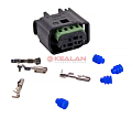 Картинка CARGEN AX6514S разъем 8E0971934 (4pin) 4 контакта камеры заднего вида для Audi, Skoda, Volkswagen. от интентернет-магазина КЕАЛАН