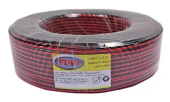 TITAN CM 0,5 провод двухжильный, 2x0,5 мм², красно-черный, 100 м.