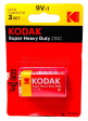 Kodak SUPER HEAVY DUTY Zinc батарейки 6F22-1BL Kodak SUPER HEAVY DUTY Zinc батарейки 6F22-1BL